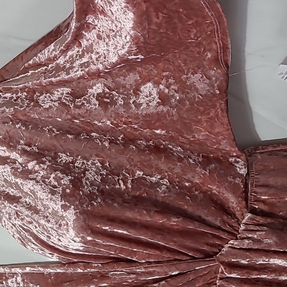 Dress Pink Crushed Velvet Dress sz4 - Picture 5 of 13